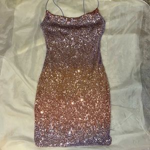 Multicolor Gradient B Darlin Size 3/4 Homecoming dress